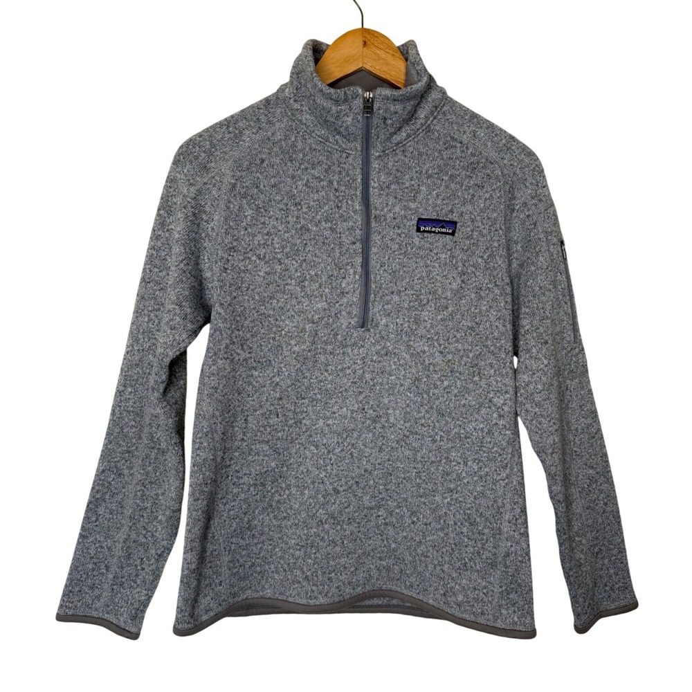 Patagonia Better‎ Sweater 1/4 Zip Grey Heather Fleece Pullover Gorpcore Medium M